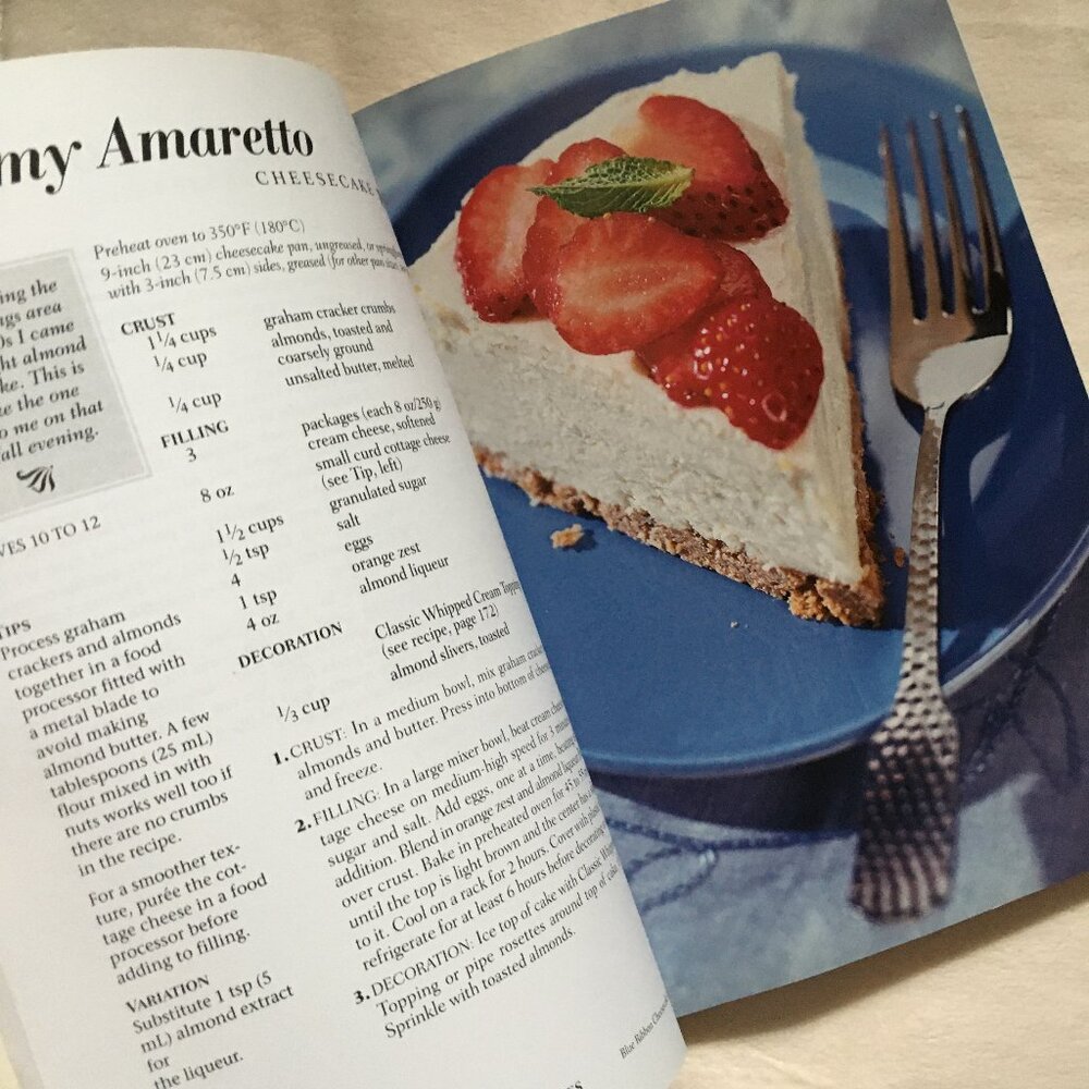 '125 Best Cheesecake Recipes' George Geary Y2K Softcover Cookbook - Picture 3 of 5
